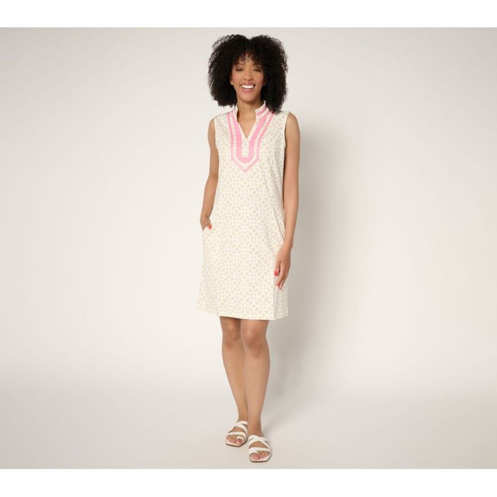 Gloria Vanderbilt Women's Plus Sz Dress 3X Belle Body by Kim Gravel White